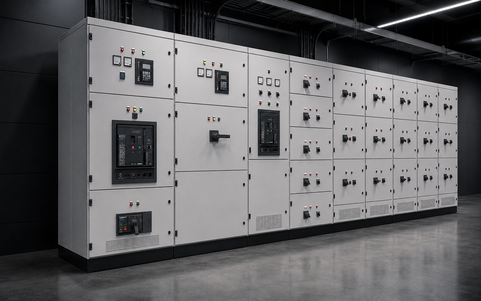 Power Control Centre panel